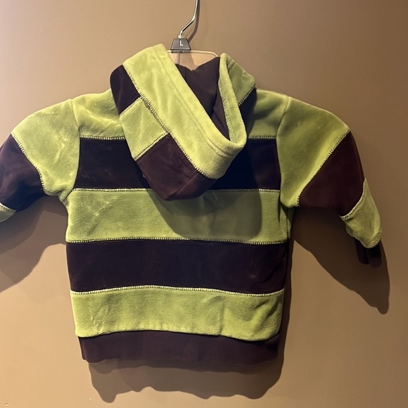 Disney Green and Brown Striped Hoodie - Picture 5 of 5